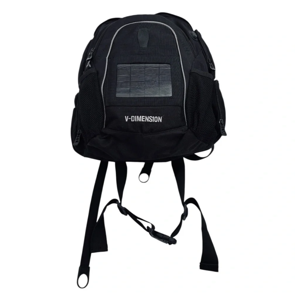 V-Dimension Helius Solar Outdoor Unisex Black Backpack Model (SBP-3001)